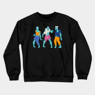 Halloween zombies collection Crewneck Sweatshirt